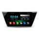 Fest eingebaute Abyss Audio MP-0384-Autoradio für Volkswagen Touran (Baujahr 2010–2015).