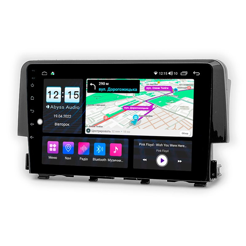 Android head unit Abyss Audio MS-9161 for Honda CIVIC 2016-2018