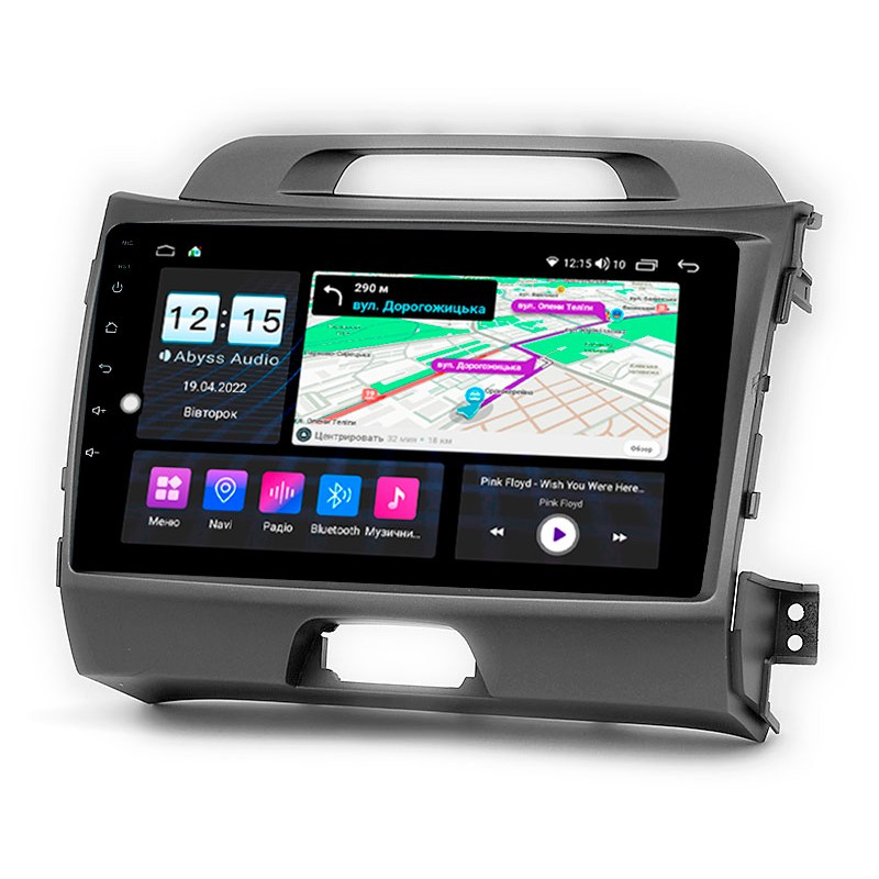 Android head unit Abyss Audio MS-9192 for KIA SPORTAGE 2010-2016