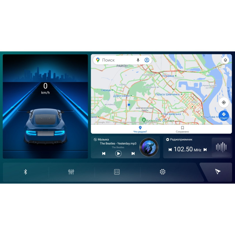 Android head unit Abyss Audio MS-0174 for Nissan NAVARA NP300 2016+