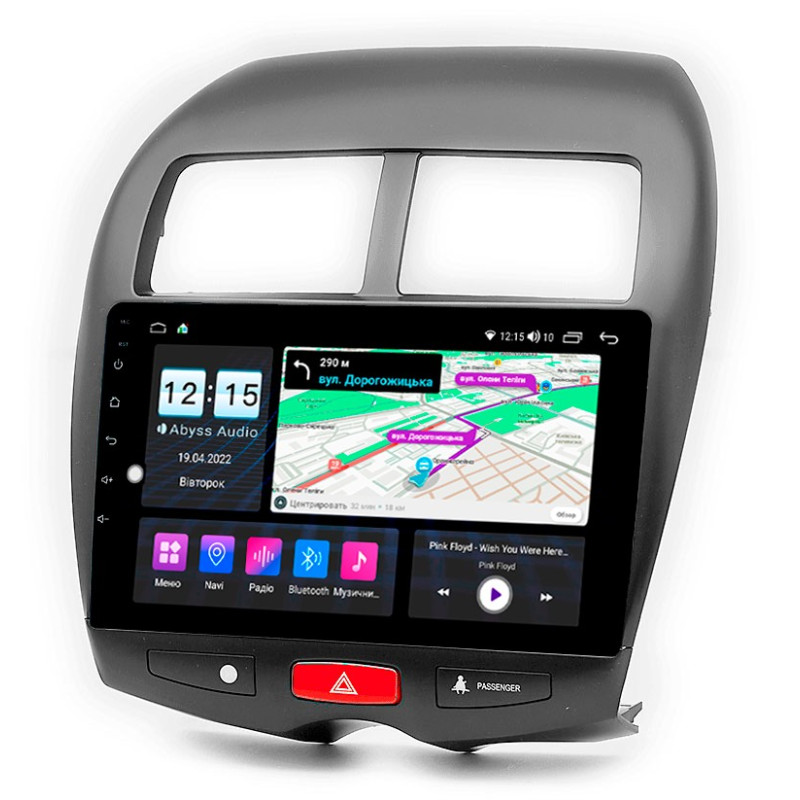 Android head unit Abyss Audio MS-0238 for Mitsubishi ASX 2010-2016