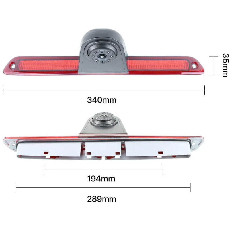Cámara de fábrica Sigma para Mercedes-Benz Sprinter/Volkswagen Crafter (2007-2018).