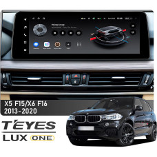 Android head unit Teyes LUX ONE 6+128 Gb BMW X5 F15/X6 F16 EVO 2013-2020 12.3″
