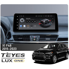 Odtwarzacz multimedialny Teyes LUX ONE 6+128 GB do BMW X1 (F48) z systemem NBT (2015–2023), 12,3 cala.