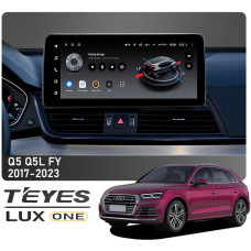 Android head unit Teyes LUX ONE 6+128 Gb Audi Q5 Q5L FY 2017-2023 12.3″
