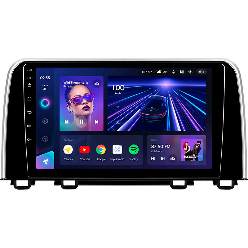Android head unit Teyes CC3 4+64 Gb Honda CR-V 5 RT RW 2017-2022 9″