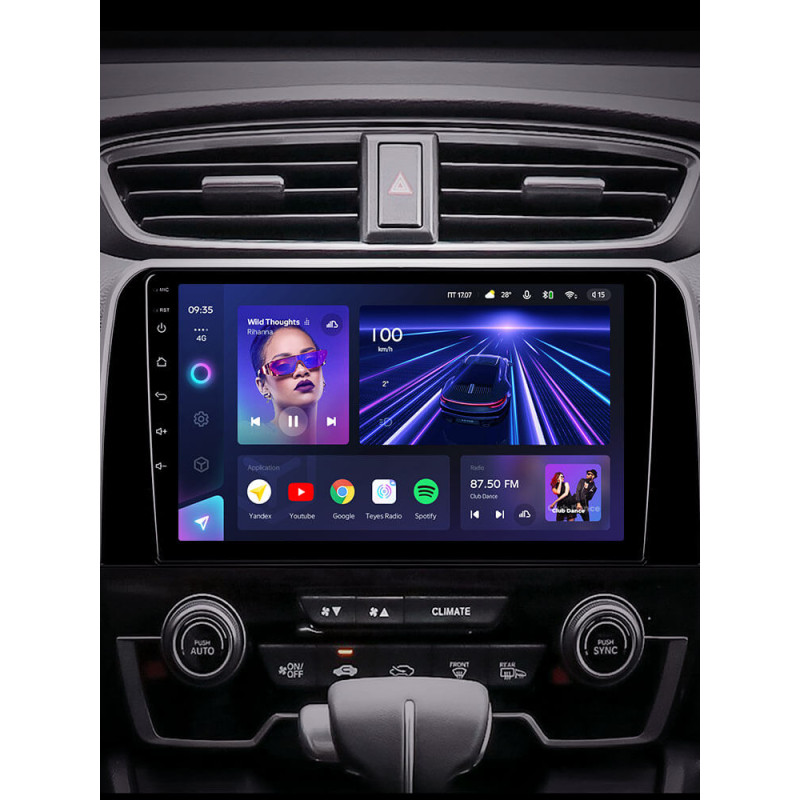 Android head unit Teyes CC3 4+64 Gb Honda CR-V 5 RT RW 2017-2022 9″