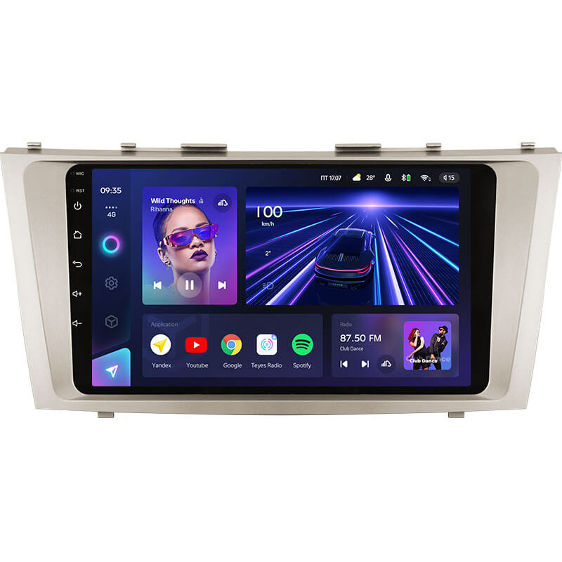 Android head unit Teyes CC3 4+64 Gb Toyota Camry 6 XV 40 50 2006-2011 (F1) 9″