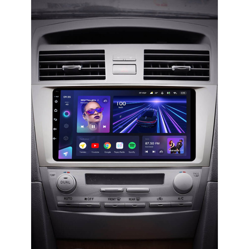Android head unit Teyes CC3 4+64 Gb Toyota Camry 6 XV 40 50 2006-2011 (F1) 9″