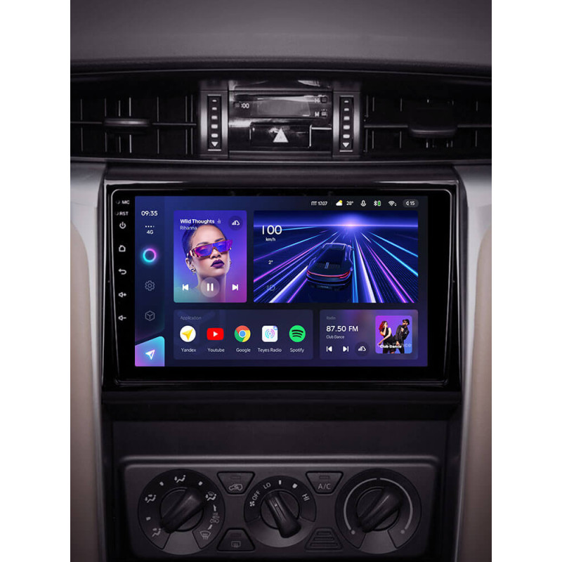 Android head unit Teyes CC3 4+64 Gb Toyota Fortuner 2 2015-2018 9″