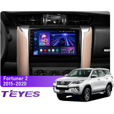 Android head unit Teyes CC3 4+64 Gb Toyota Fortuner 2 2015-2018 9″