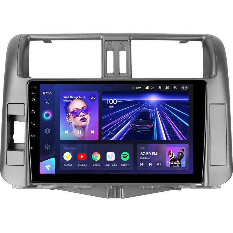 Stanzmagnetola Teyes CC3 4+6 Kanäle 64 GB für Toyota Land Cruiser Prado 150 (2009–2013, A) (9