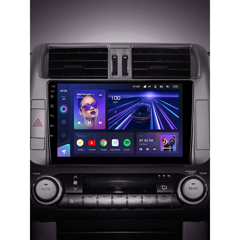 Android head unit Teyes CC3 4+64 Gb Toyota Land Cruiser Prado 150 2009-2013 (B) 9″