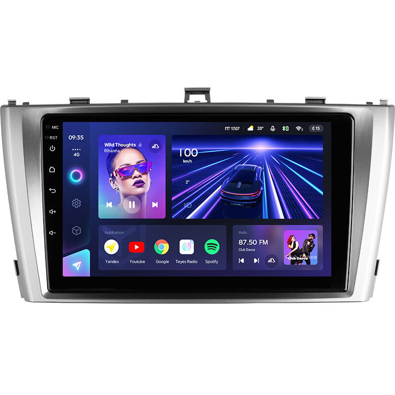 Android head unit Teyes CC3 4+64 Gb Toyota Avensis 3 2008-2015 (F1) 9″