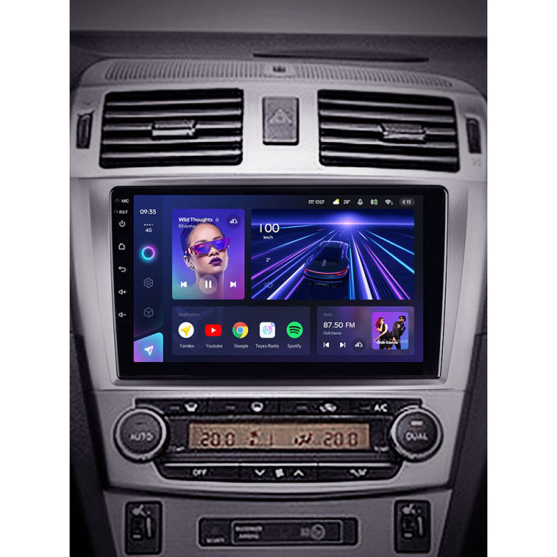 Android head unit Teyes CC3 4+64 Gb Toyota Avensis 3 2008-2015 (F1) 9″