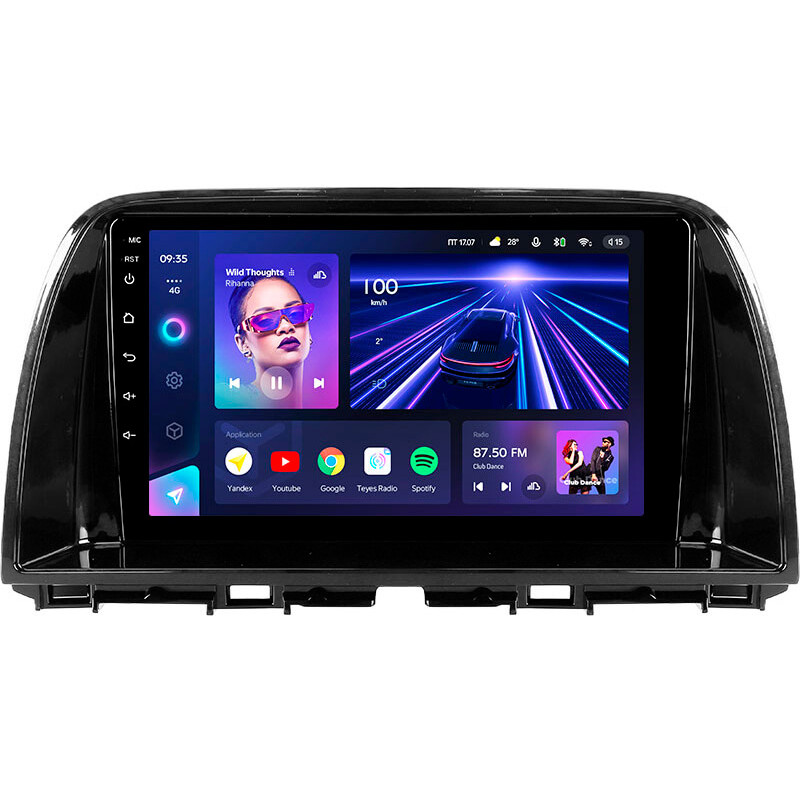 Android head unit Teyes CC3 4+64 Gb Mazda CX-5 1 KE 2012-2015 (B) 9″