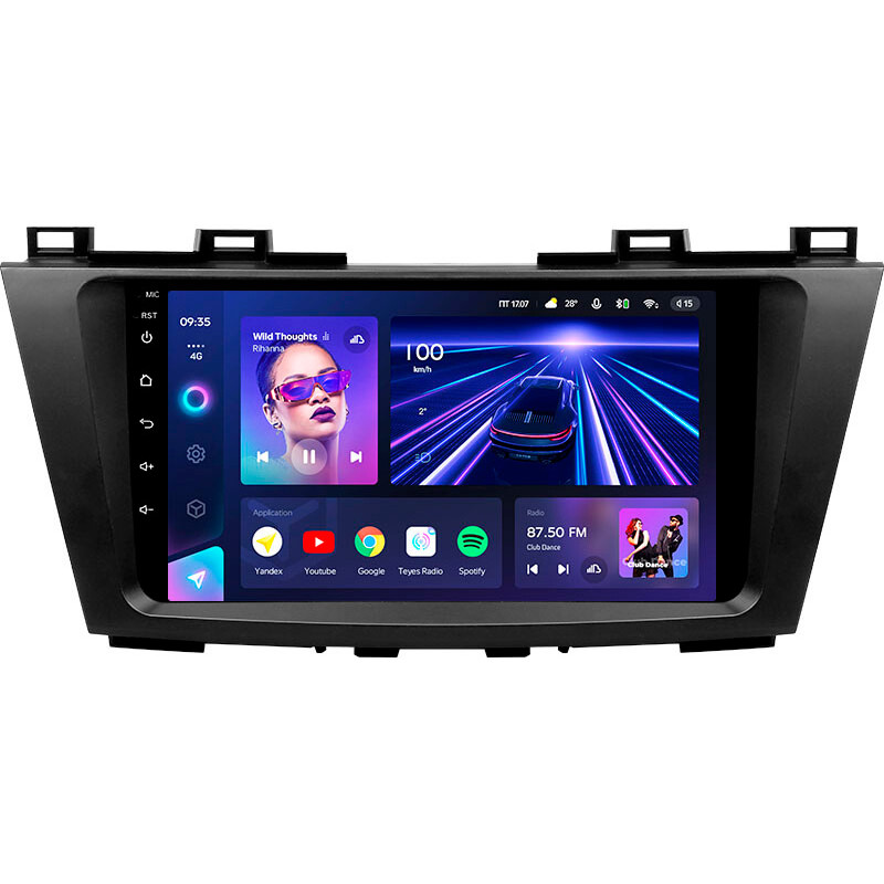 Android head unit Teyes CC3 4+64 Gb Mazda 5 3 CW 2010-2015 9″