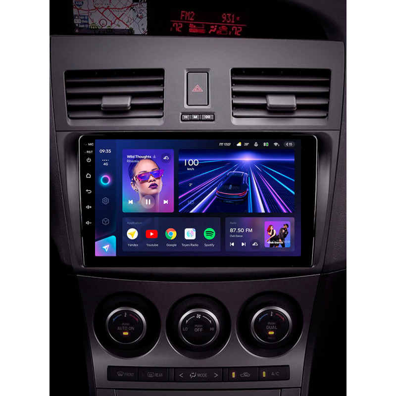 Android head unit Teyes CC3 4+64 Gb Mazda 3 2 2009-2013 9″