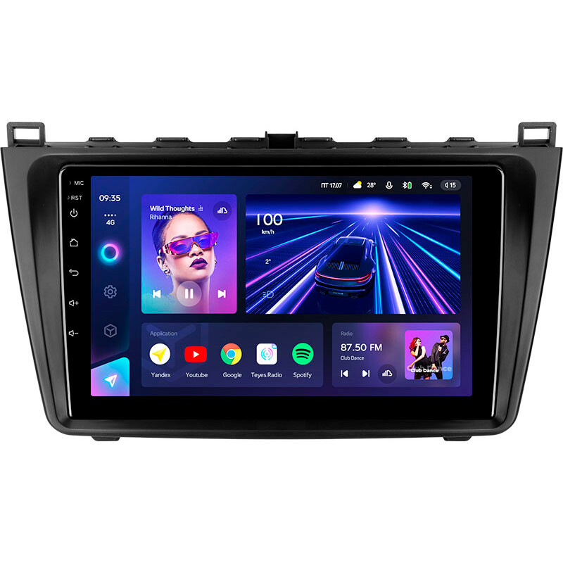 Android head unit Teyes CC3 4+64 Gb Mazda 6 2 GH 2007-2012 9″