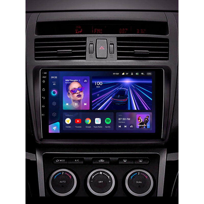 Android head unit Teyes CC3 4+64 Gb Mazda 6 2 GH 2007-2012 9″