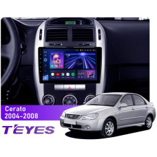 Android head unit Teyes CC3 4+64 Gb Kia Cerato 1 LD 2004-2008 (F1) 9″
