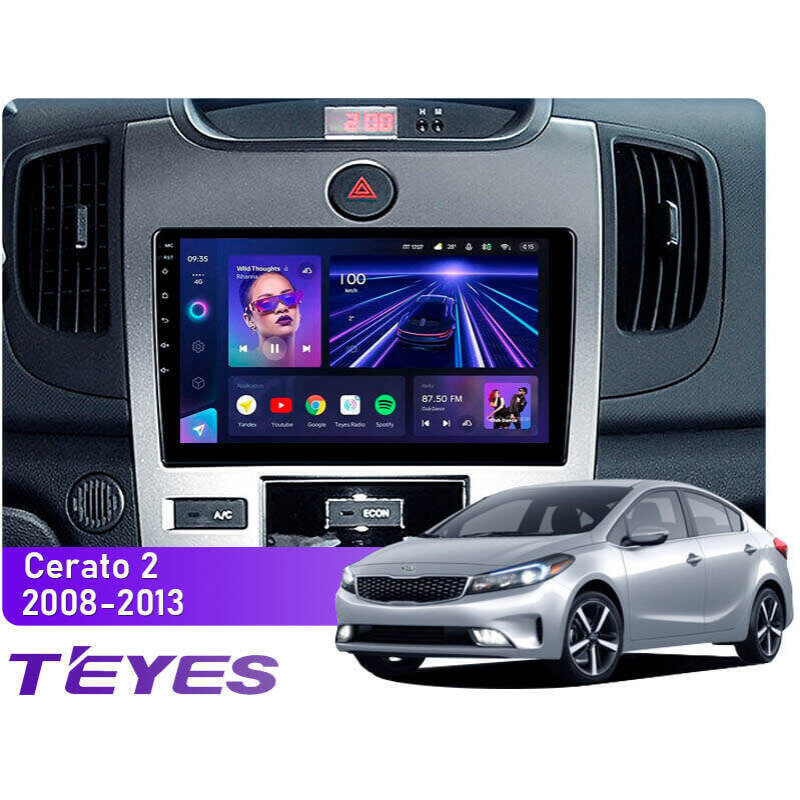Stacja głośnikowa Teyes CC3 4+64 GB do Kia Cerato 2 TD 2008–2013 (F2) (9