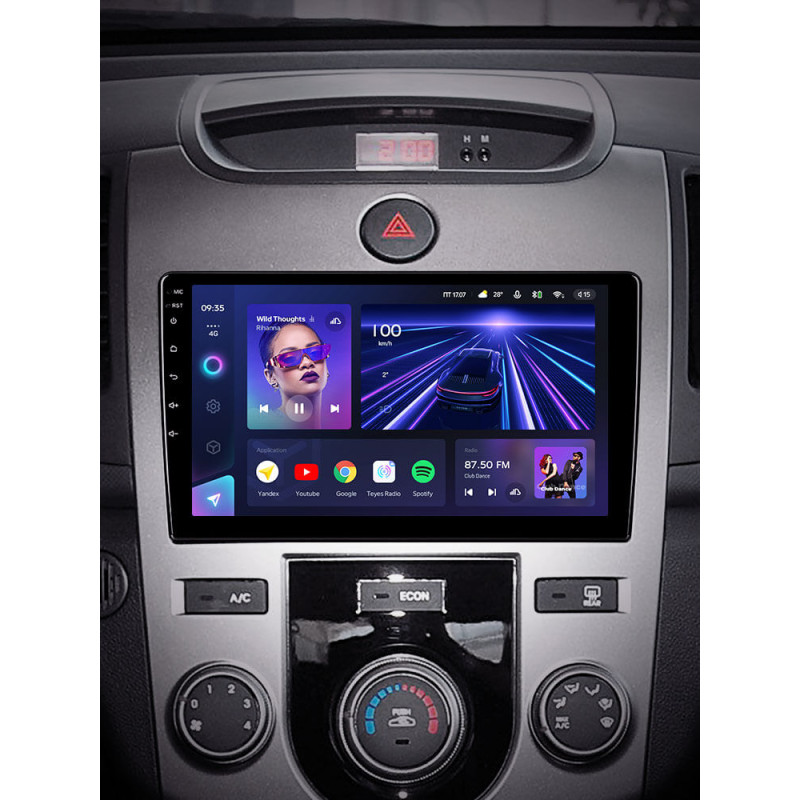 Android head unit Teyes CC3 4+64 Gb Kia Cerato 2 TD 2008-2013 (F1) 9″