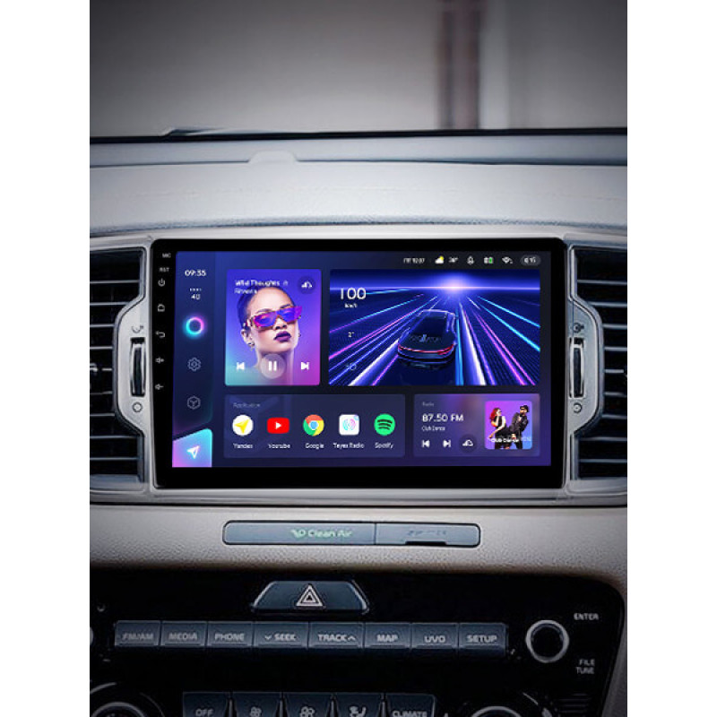 Android head unit Teyes CC3 4+64 Gb Kia Sportage 4 QL 2016-2018 (A) 9″