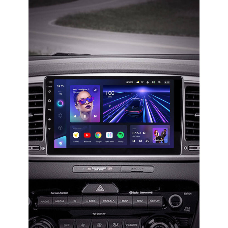 Android head unit Teyes CC3 4+64 Gb Kia Sportage 4 QL 2018-2022 (A) 9″