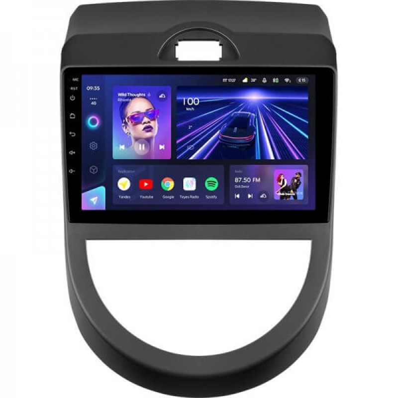 Android head unit Teyes CC3 4+64 Gb Kia Soul 1 2008-2014 9″