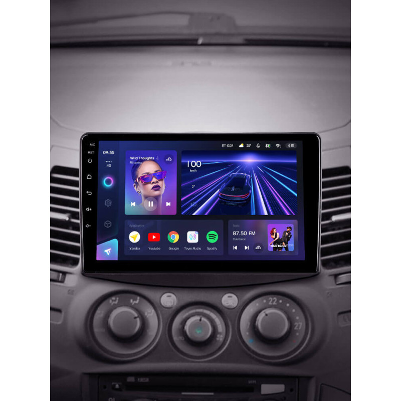 Android head unit Teyes CC3 4+64 Gb Mitsubishi Grandis 1 2003-2010 (F1) 9″