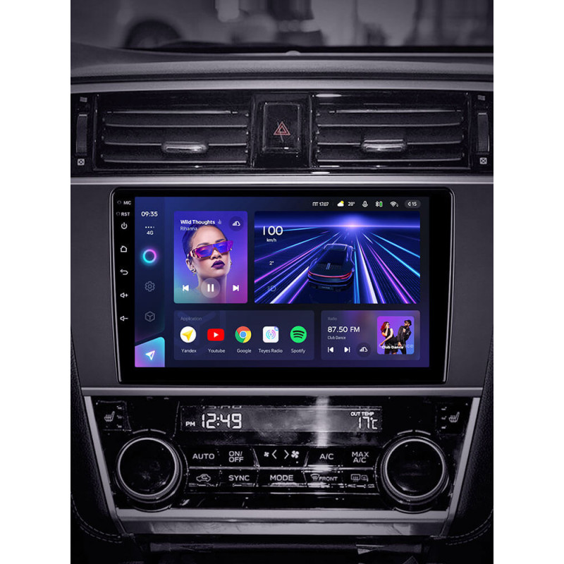 Android head unit Teyes CC3 4+64 Gb Subaru Outback 5 2014-2018, Legacy 6 2014-2017 9″