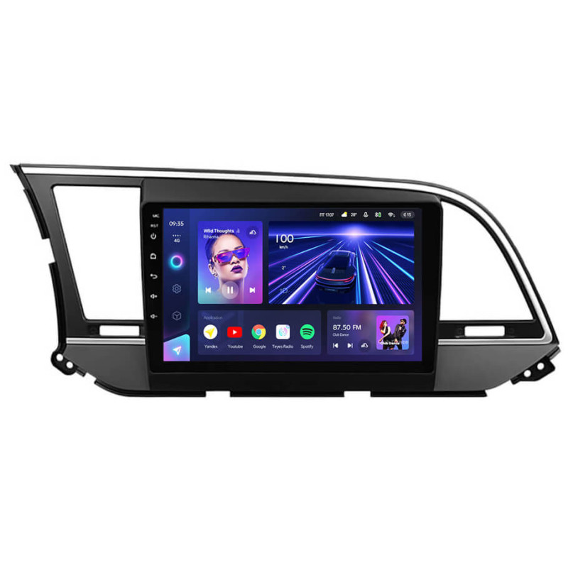 Android head unit Teyes CC3 4+64 Gb Hyundai Elantra 6 2016-2018 (B) 9″