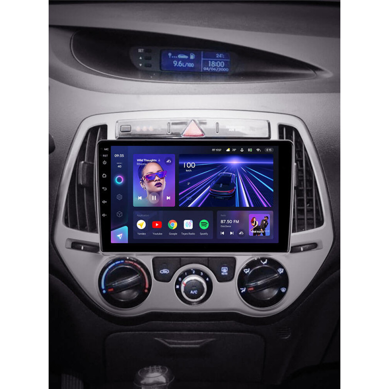 Android head unit Teyes CC3 4+64 Gb Hyundai i20 2 2012-2014 9″