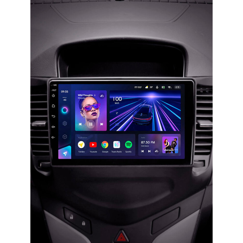 Android head unit Teyes CC3 4+64 Gb Chevrolet Cruze J300 2008-2014 9″