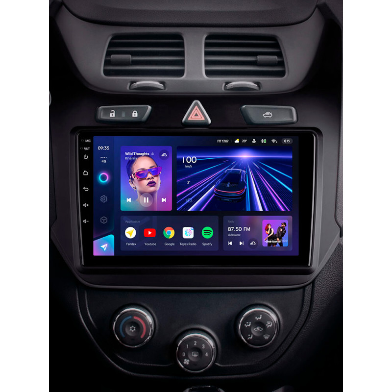 Android head unit Teyes CC3 4+64 Gb Chevrolet Cobalt 2 2011-2018 9″