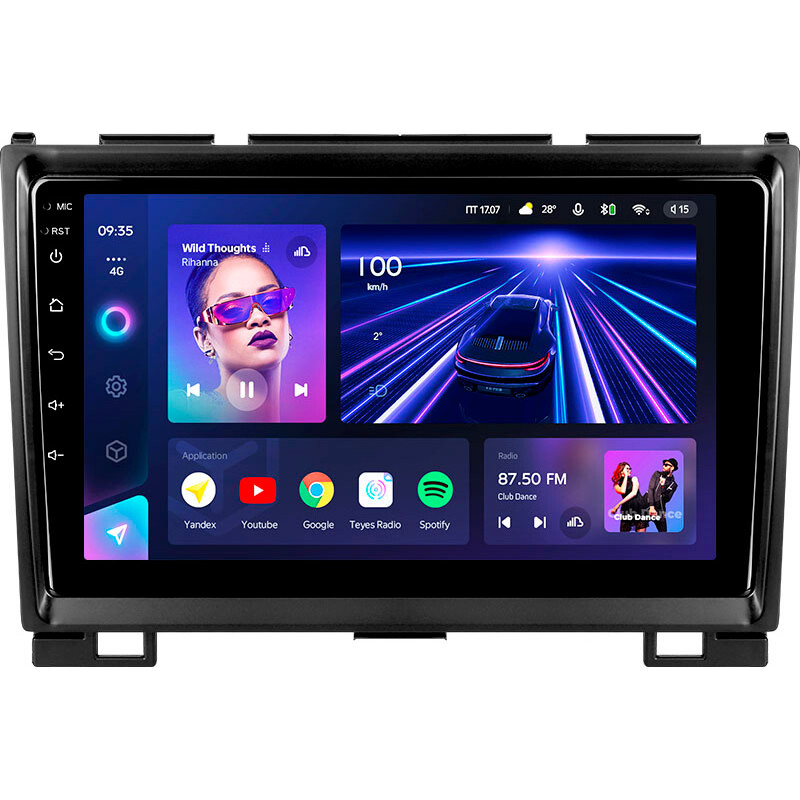 Android head unit Teyes CC3 4+64 Gb Great Wall Haval H3 H5 2011-2016 9″