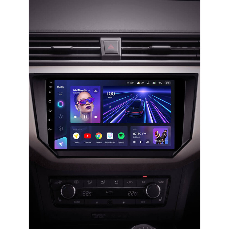 Android head unit Teyes CC3 4+64 Gb Seat Ibiza 2017-2020 9″