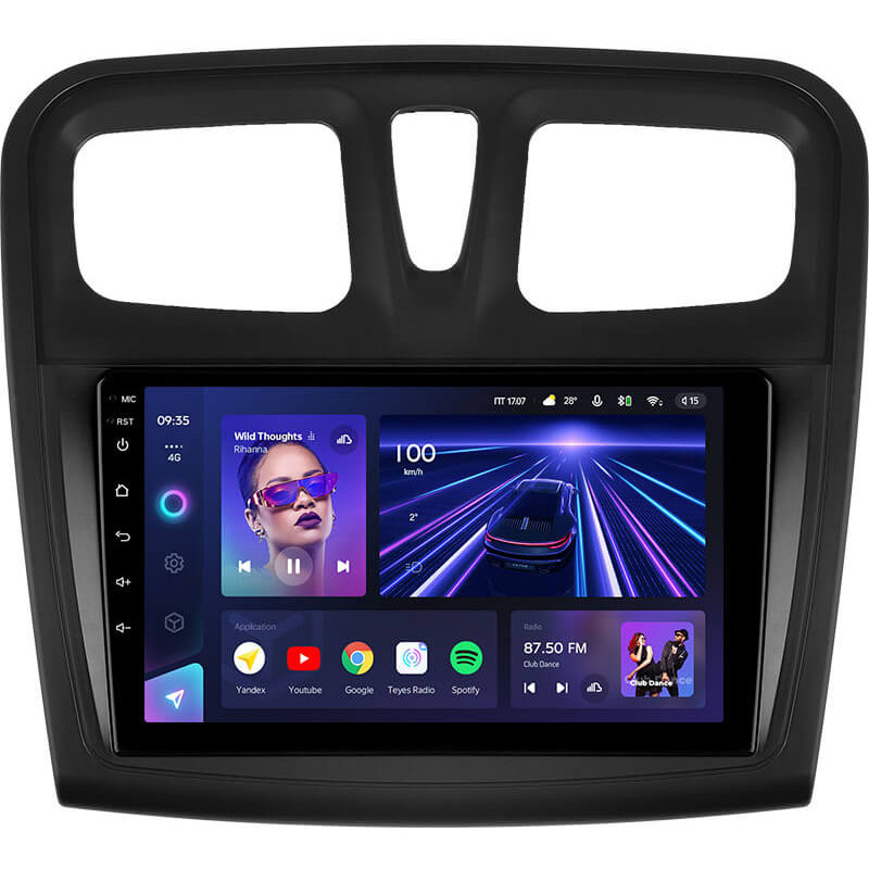 Wbudowana odtwarzacz multimedialny Teyes CC3 4+64 GB do Renault Logan 2 (2012–2022), Sandero 2 (2013–2022) (F1) (A) 9