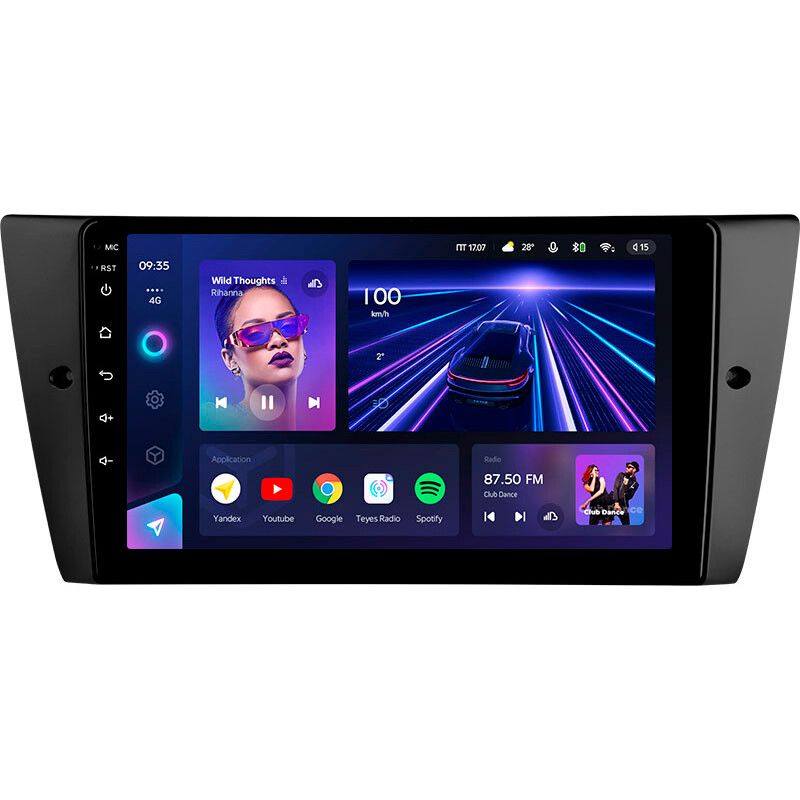 Android head unit Teyes CC3 4+64 Gb BMW 3-Series E90/E92/E93/E91 2005-2013 9″