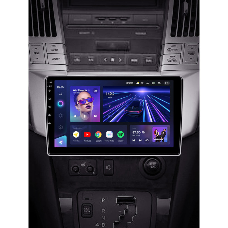 Android head unit Teyes CC3 4+64 Gb Lexus RX300 RX330 RX350 RX400H, Toyota Harrier 2003-2009 9″