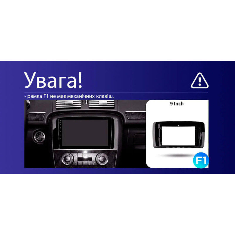 Oryginalna radiomagnetofon Teyes CC3 4+64 GB dla Mercedes-Benz R-Klasy (W251) R280, R300, R320 (2005–2017, kod F1), 9-calowy.