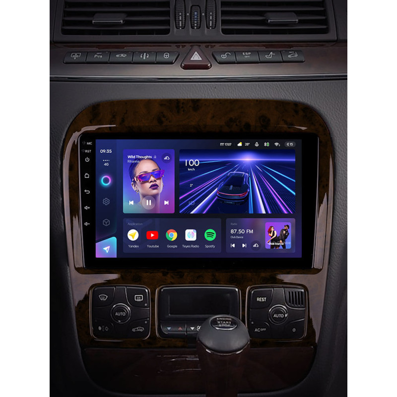 Android head unit Teyes CC3 4+64 Gb Mercedes-Benz S-Class W220 1998-2005 9″