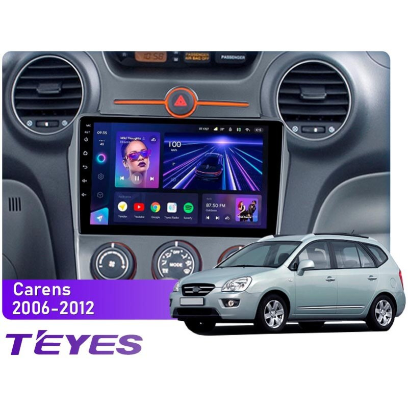 Stamm-Magnetophon Teyes CC3 4+64 GB für Kia Carens UN (2006–2012, F1) 9