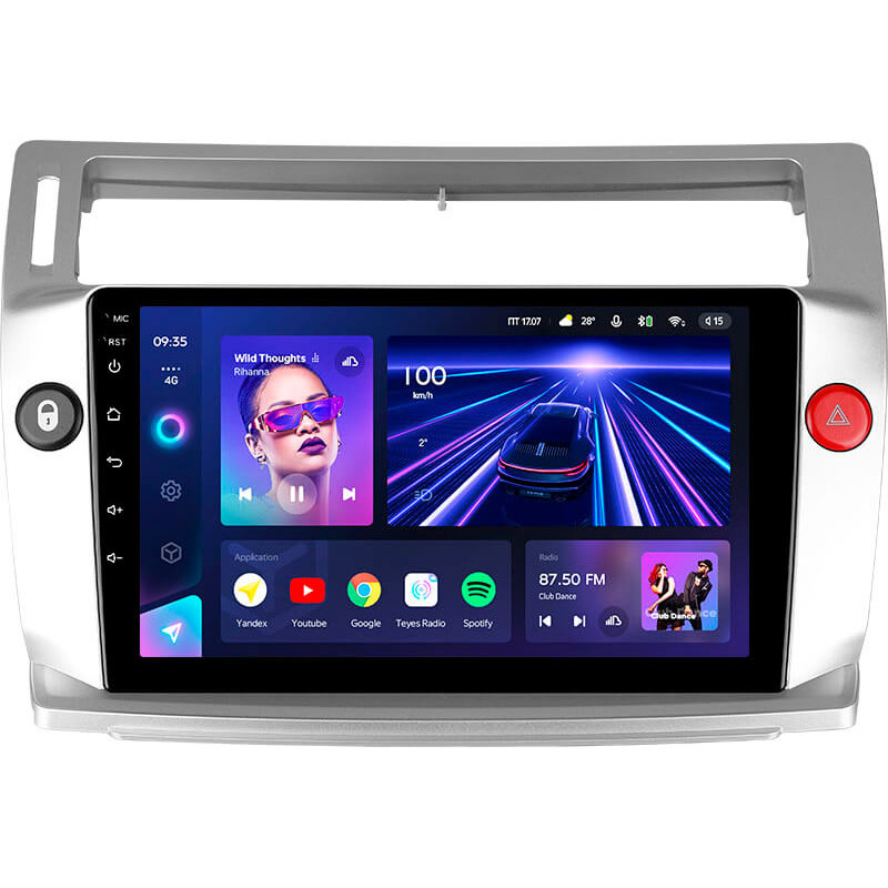 Android head unit Teyes CC3 4+64 Gb Citroen C4 LA LC C-Triomphe C-Quatre 2004-2014 9″