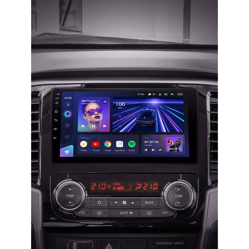 Android head unit Teyes CC3 4+64 Gb Mitsubishi L200 5 2018-2020 (F1) 9″