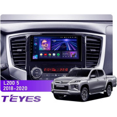 Android head unit Teyes CC3 4+64 Gb Mitsubishi L200 5 2018-2020 (F1) 9″
