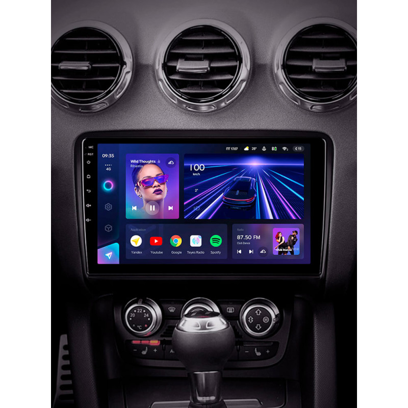 Android head unit Teyes CC3 4+64 Gb Audi TT 2 8J 2006-2014 9″