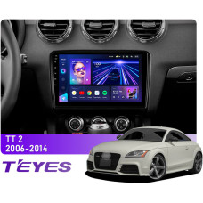 Android head unit Teyes CC3 4+64 Gb Audi TT 2 8J 2006-2014 9″