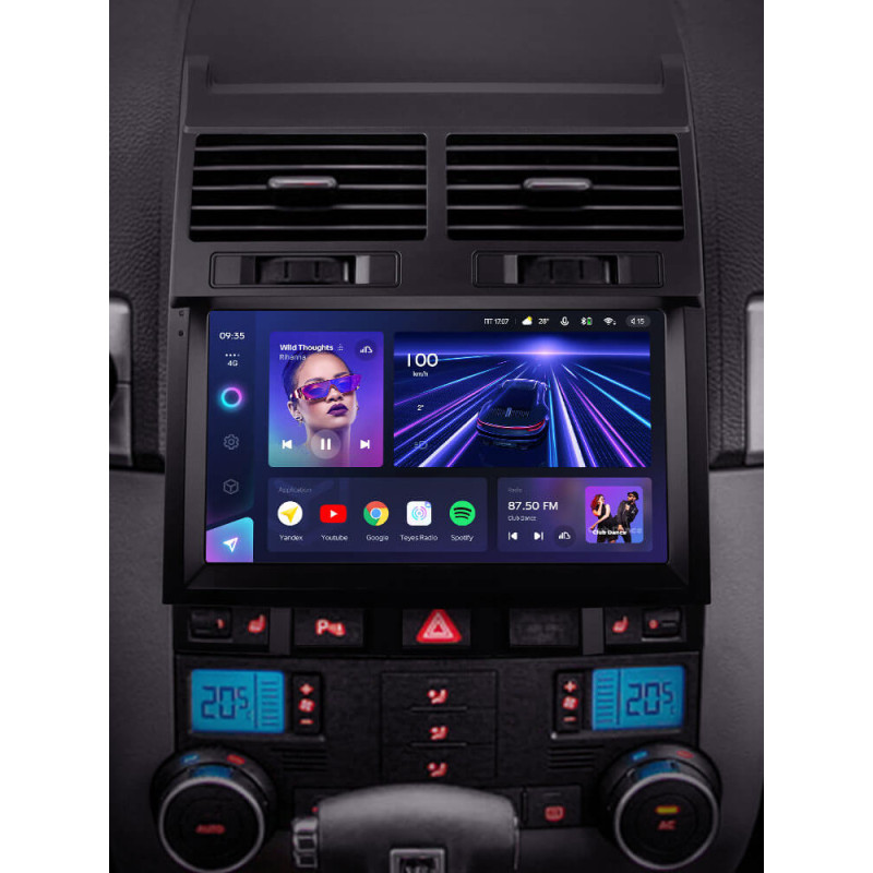 Android head unit Teyes CC3 4+64 Gb Volkswagen Touareg GP 2002-2010 (F1) 9″